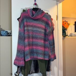 Tribal Ombre Sweater Size Large